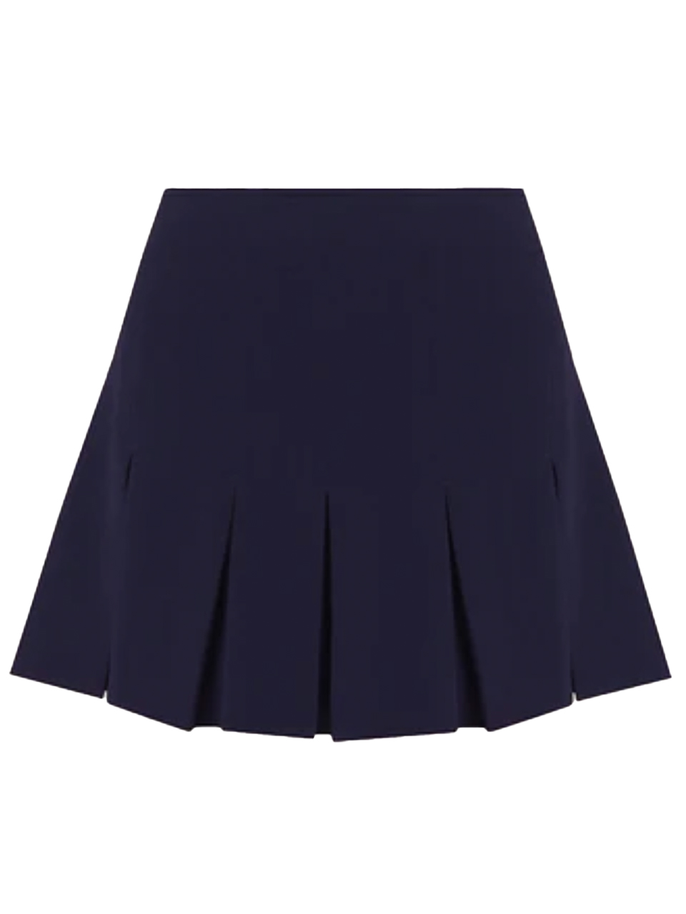 Cinq a Sept Miranda Pleated Skirt in Navy Product Shot 

