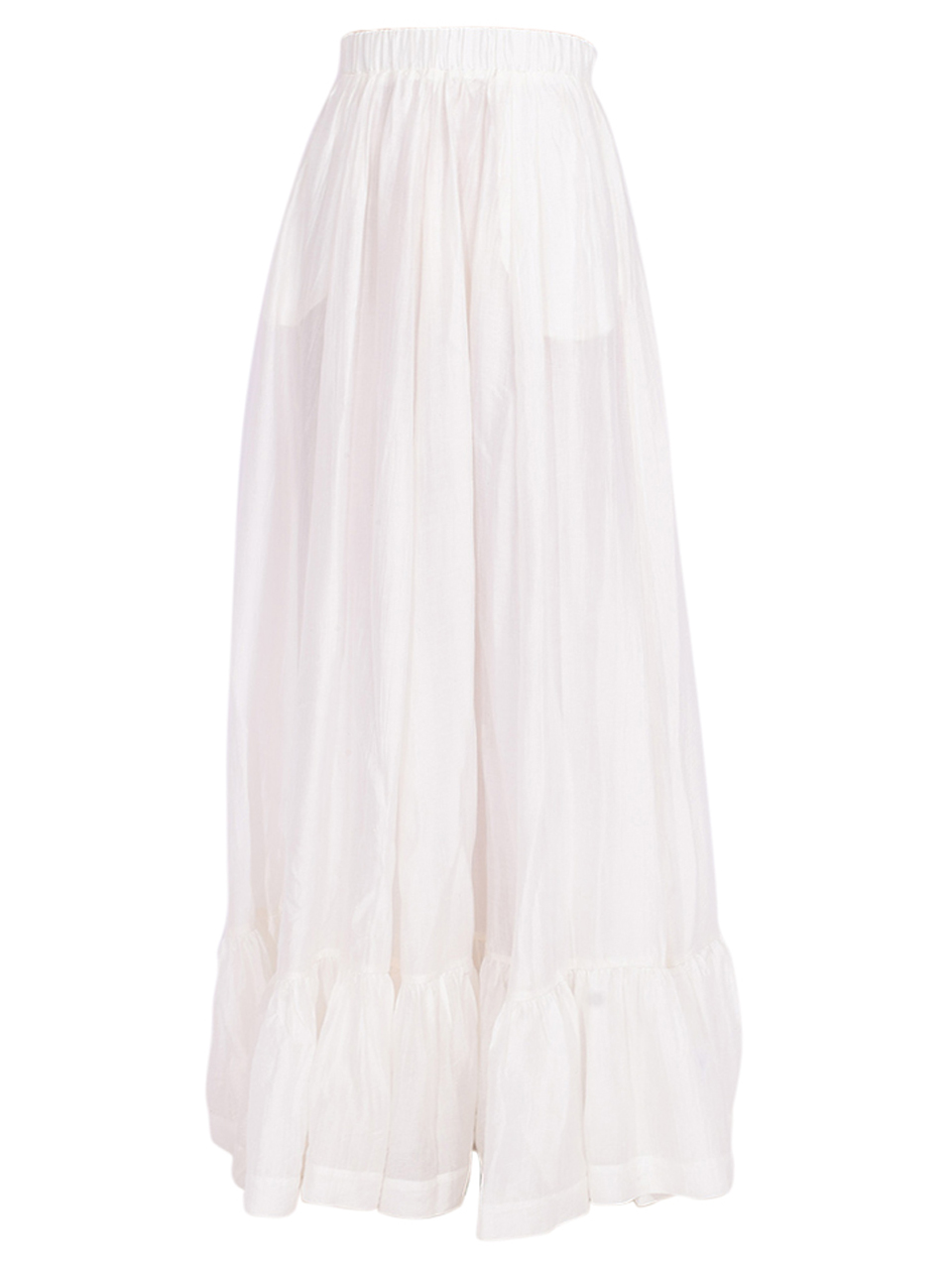 SABINA MUSAYEV Kylo Skirt in Ivory Product Shot 