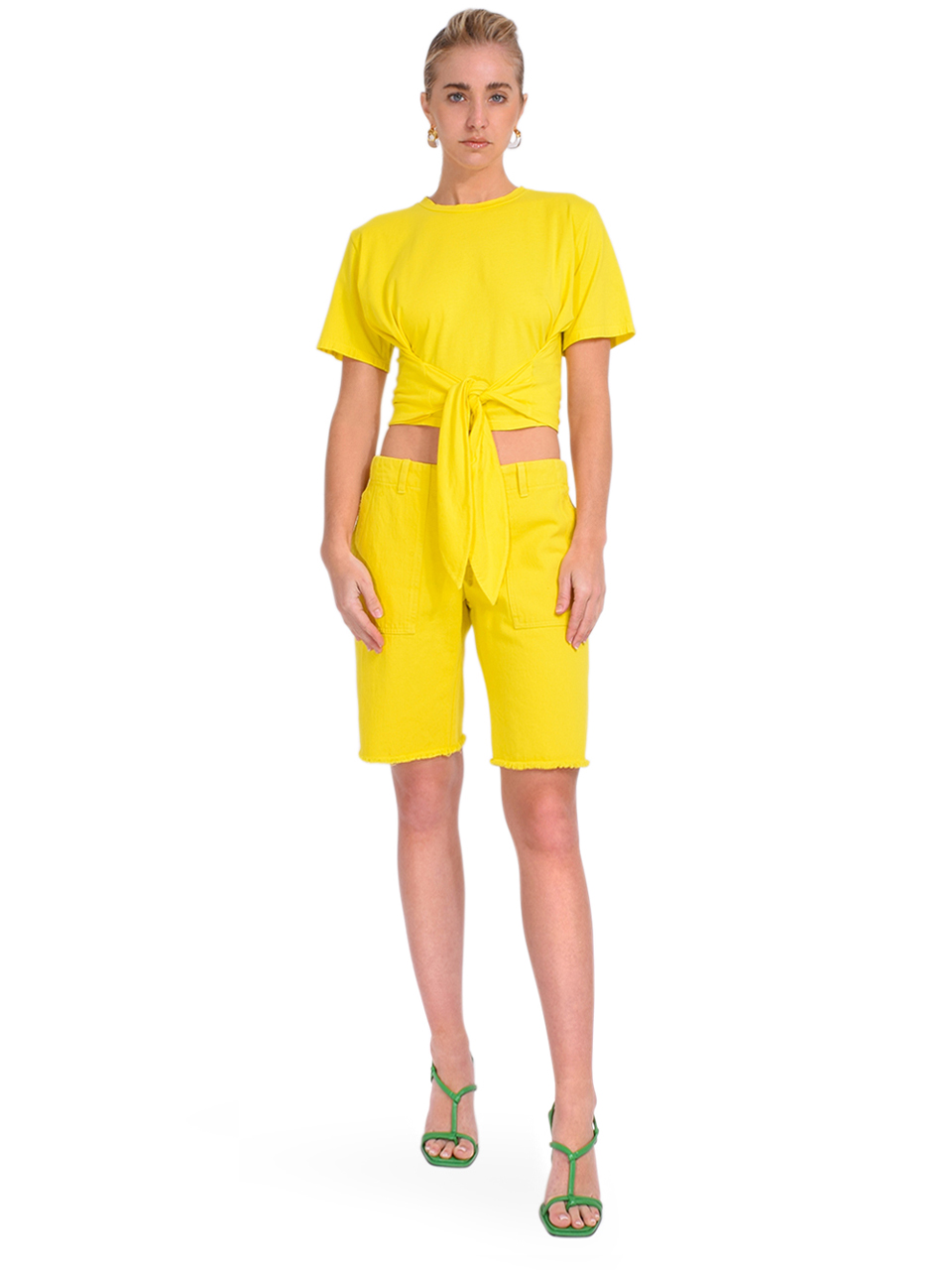 LE SUPERBE Beach Crawler Bermuda in Butter Full Outfit 