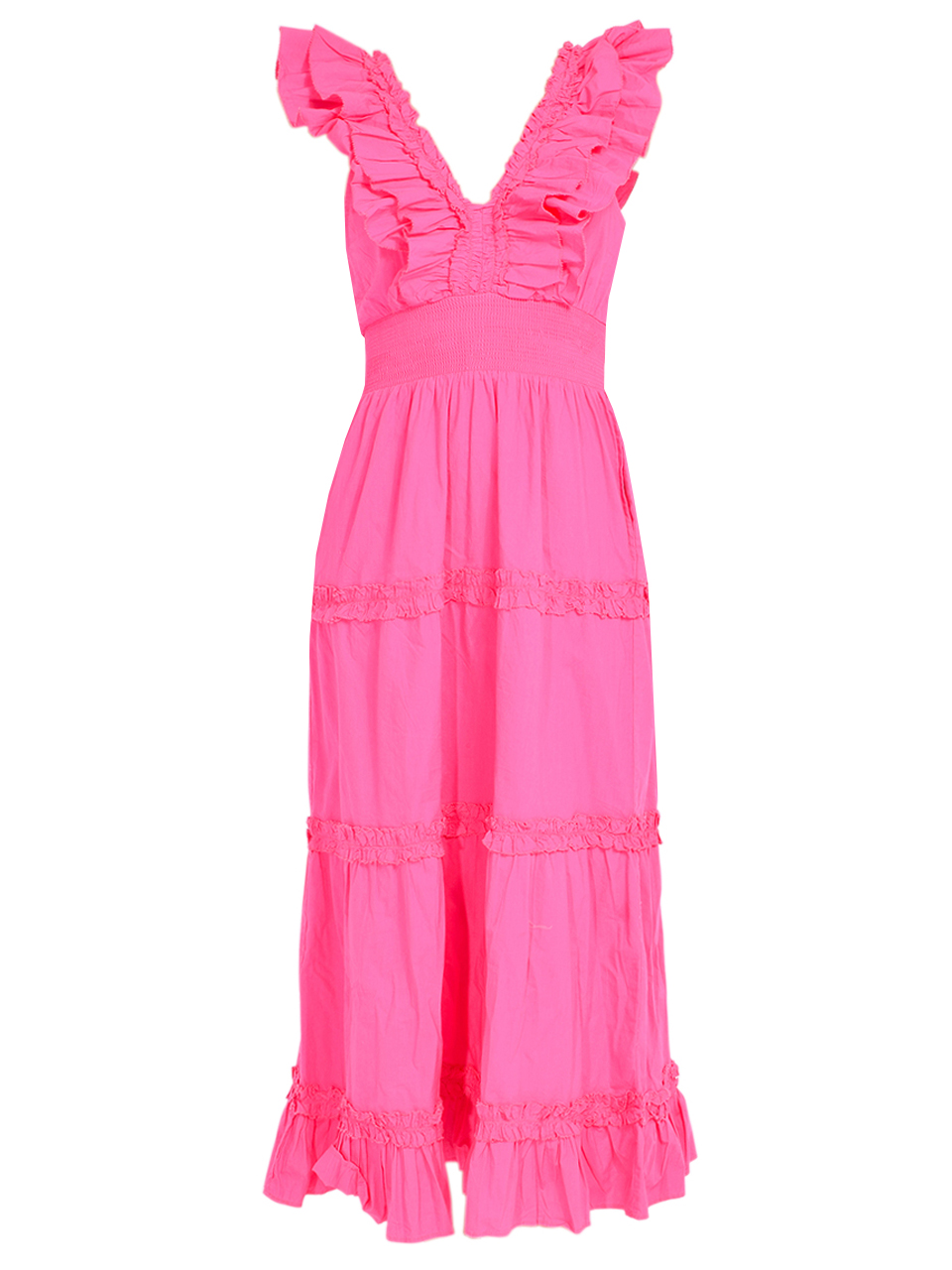 LOVE THE LABEL Azalea Dress in Hot Pink Product Shot 