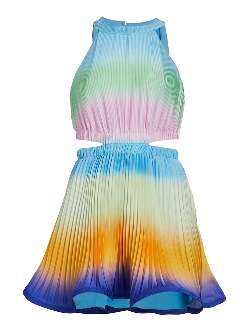 SIMKHAI Braelynn Mini Dress in Capri Ombre Product Shot 