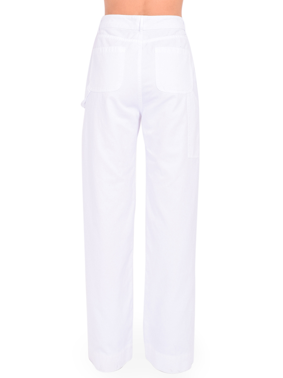 LE SUPERBE Kraft Werk Pant in White Back View 