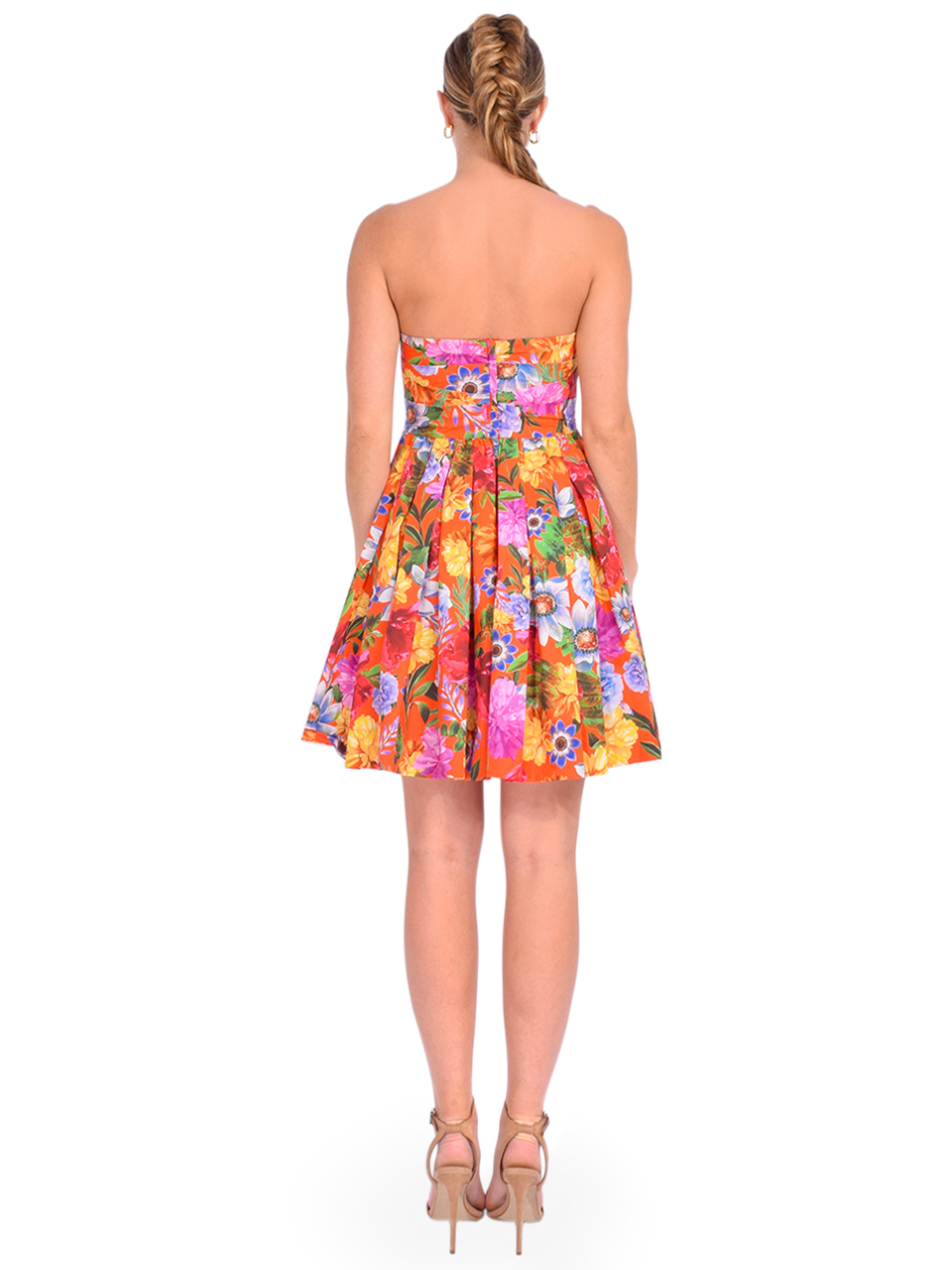 CARA CARA Nadia Dress in Fiesta Blossom Back View 