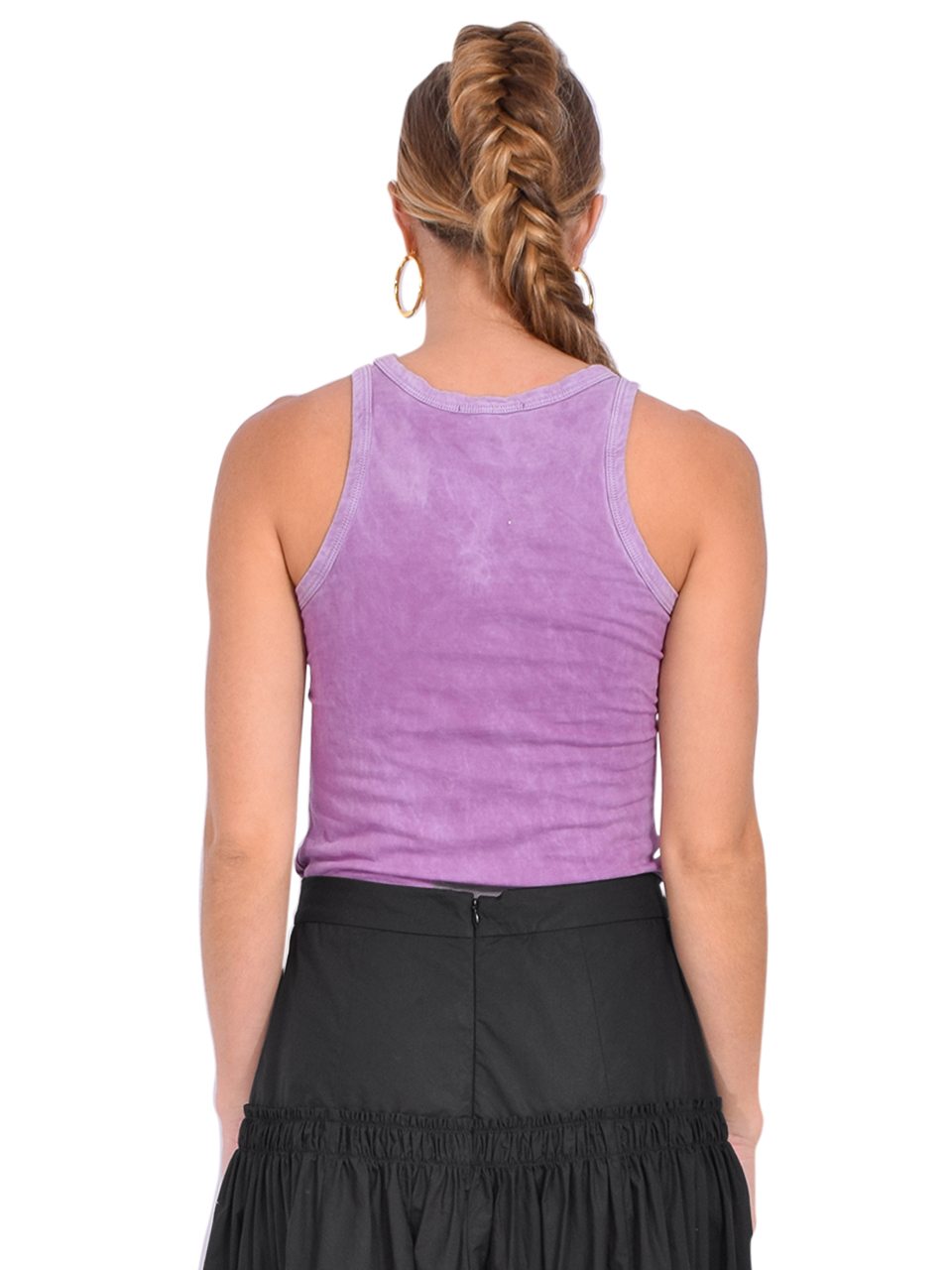 COTTON CITIZEN Standard Tank in Vintage Orchid Back View 