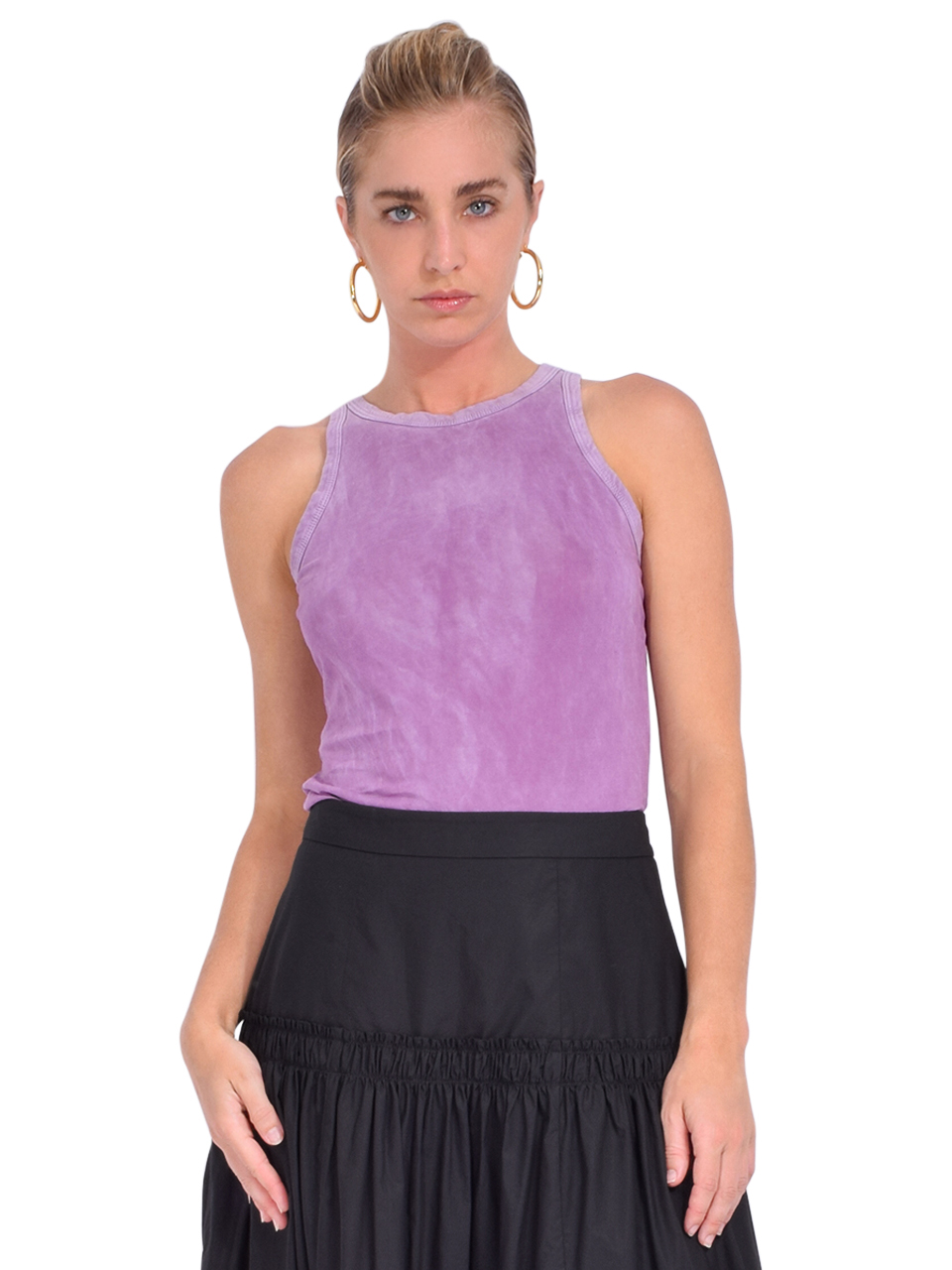 COTTON CITIZEN Standard Tank in Vintage Orchid Front View 