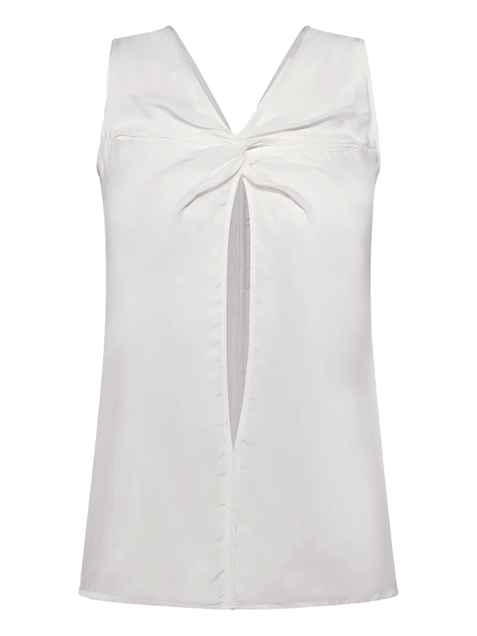 RtA Sleeveless Cutout Top in White Product Shot 