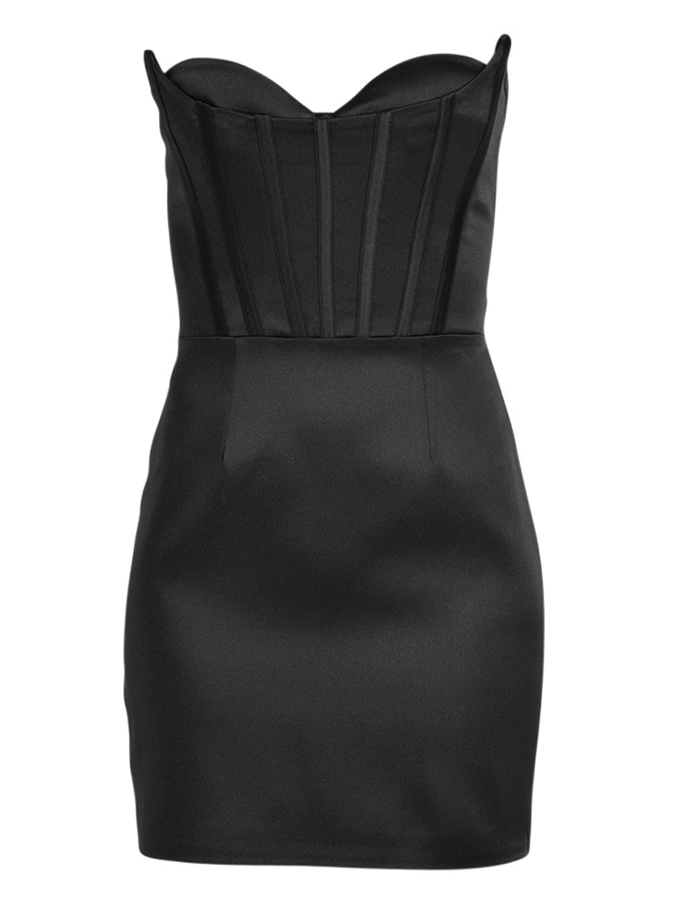 GIGII'S Kyrenia Corset Dress in Black Product Shot 

