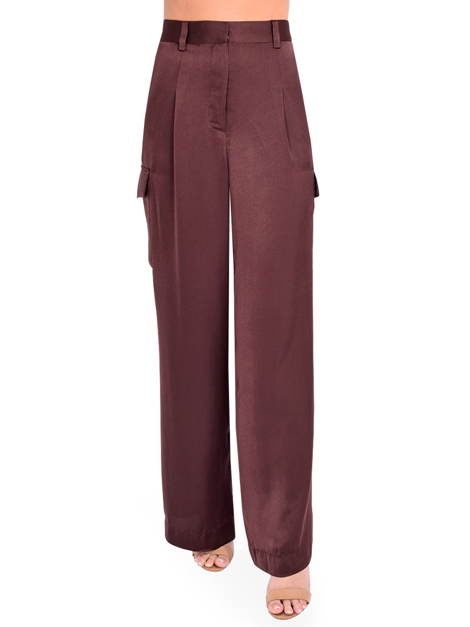 BA&SH Cary Pant in Marron Front View 