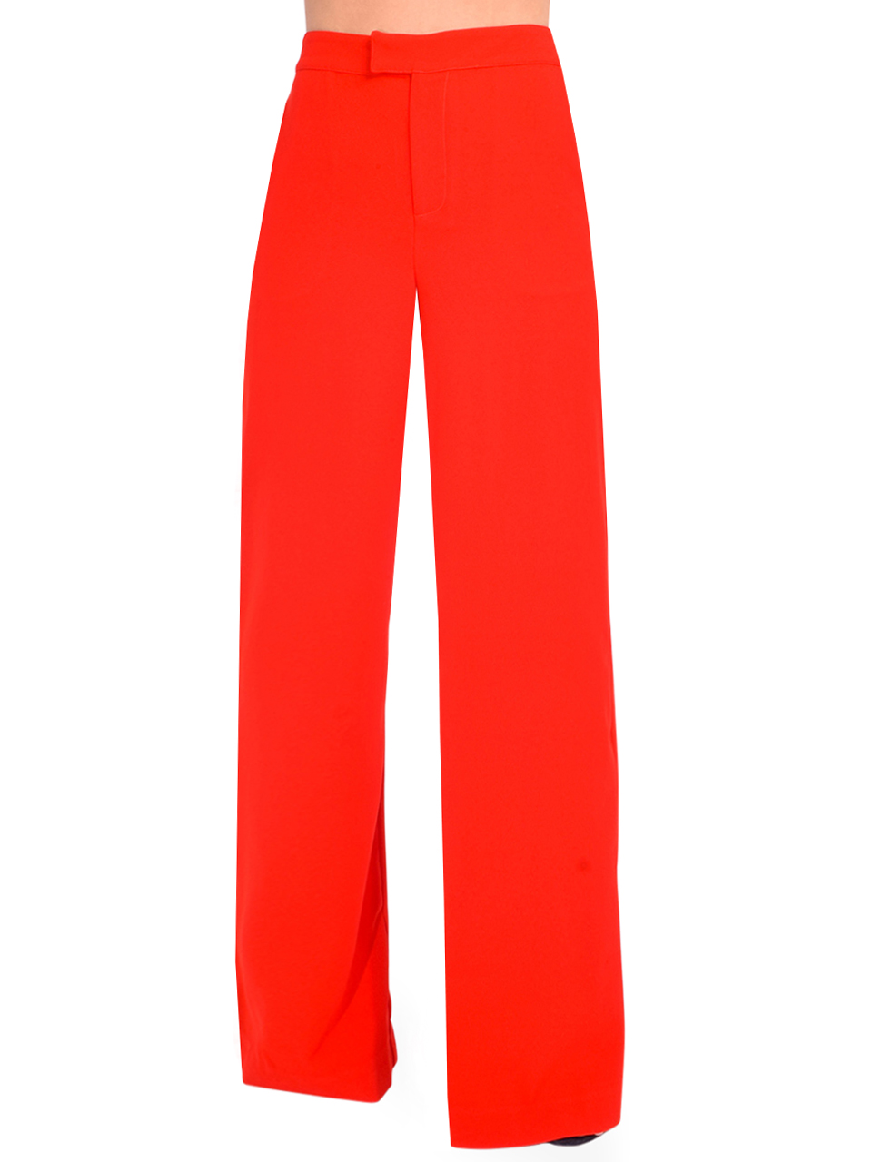 Karina Grimaldi Fiona Pants in Ruby Front View 