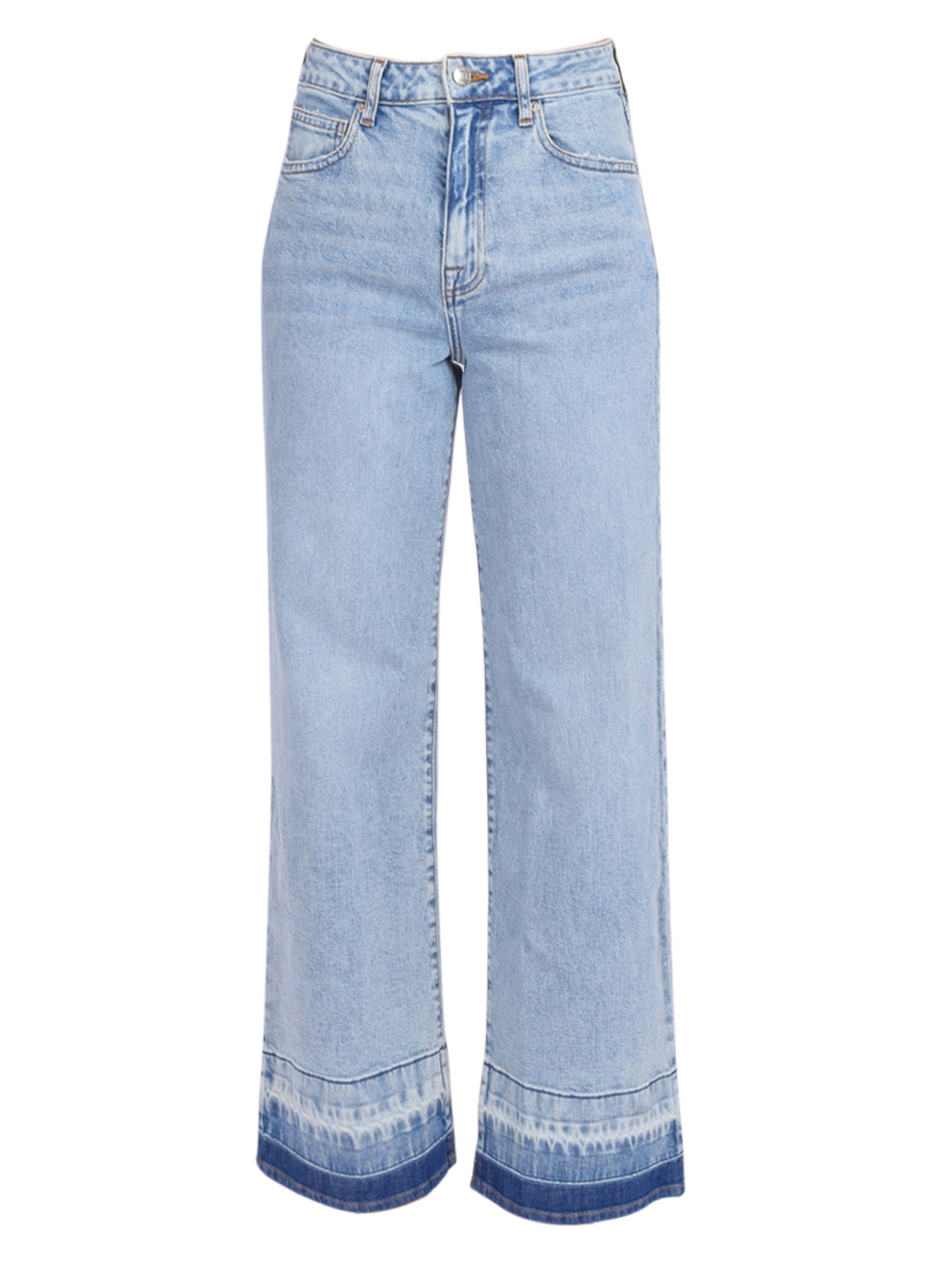 SIMKHAI Jude Mid Rise Wide Leg Jean in Santa Monica Wash Product Shot 