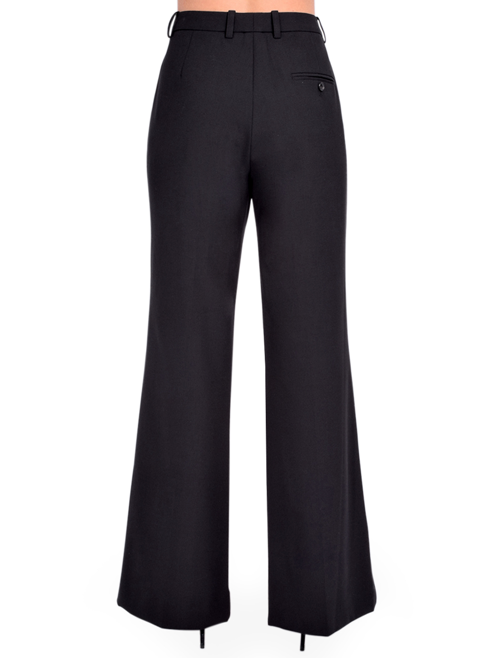 SIMKHAI Kenna Trouser in Black Back View 

