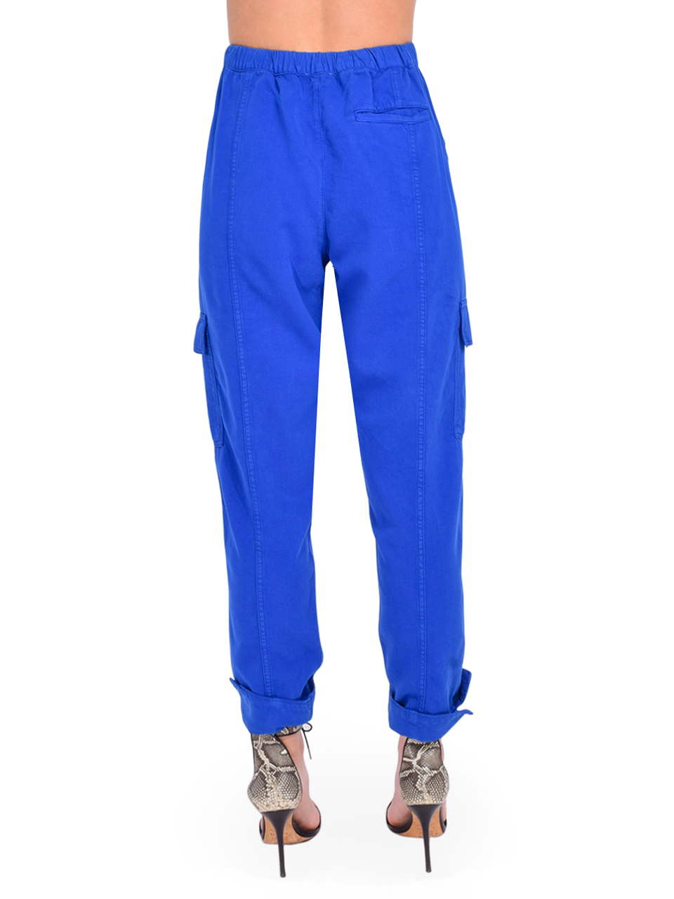 BELLEROSE Kunz Trouser in Lazuli Blue Back View 