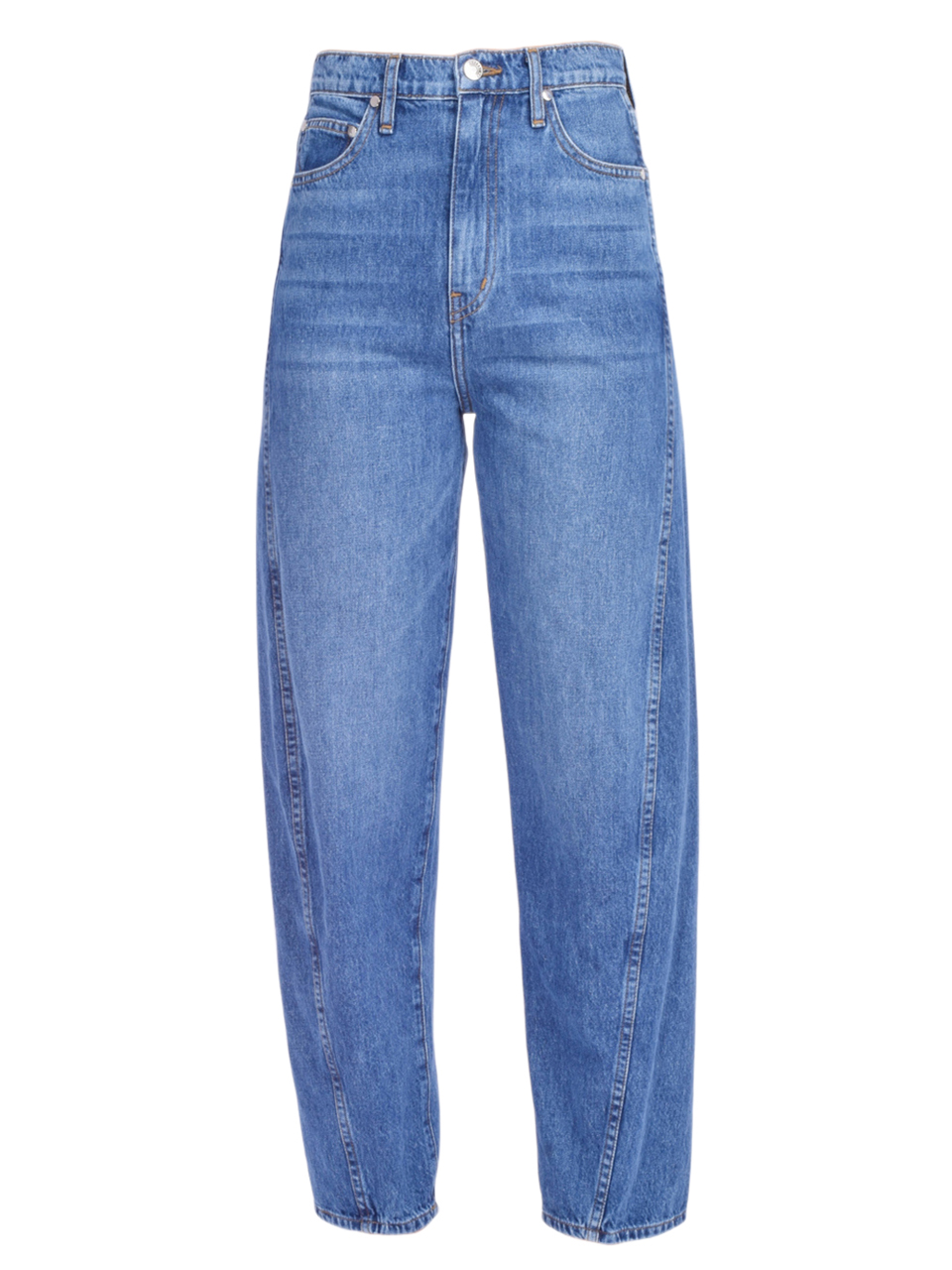 Derek Lam 10 Crosby Maja High Rise Barrel Jean in Soho Blue