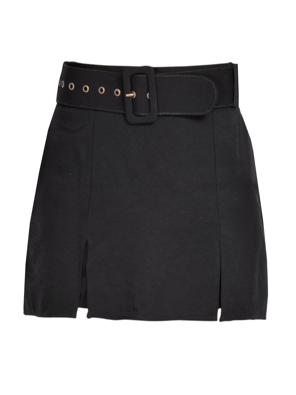 LALIBELA Clara Mini Skirt in Black Product Shot 