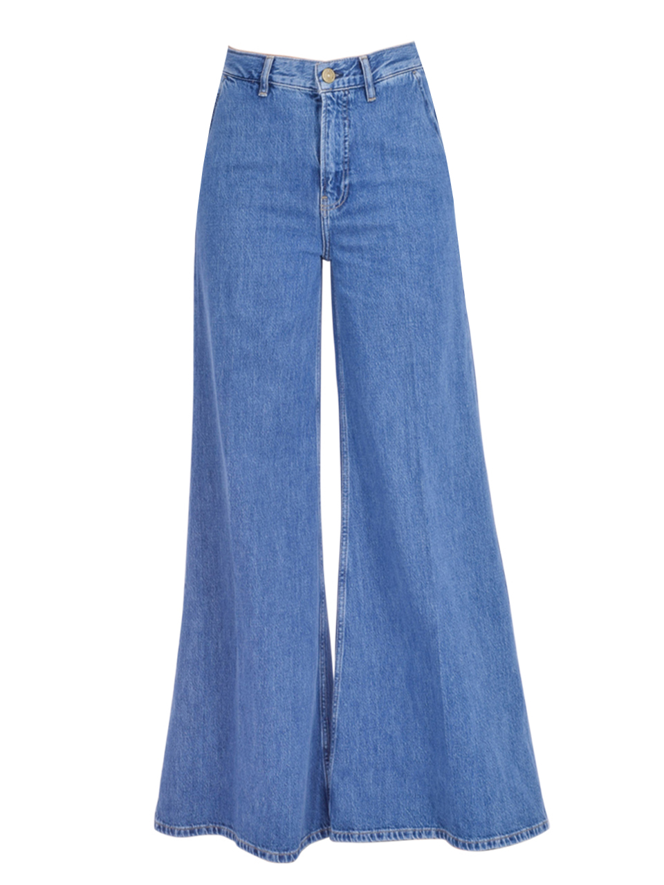 FRAME The Extra Wide Leg Jean in Ocean Drive Product Shot 