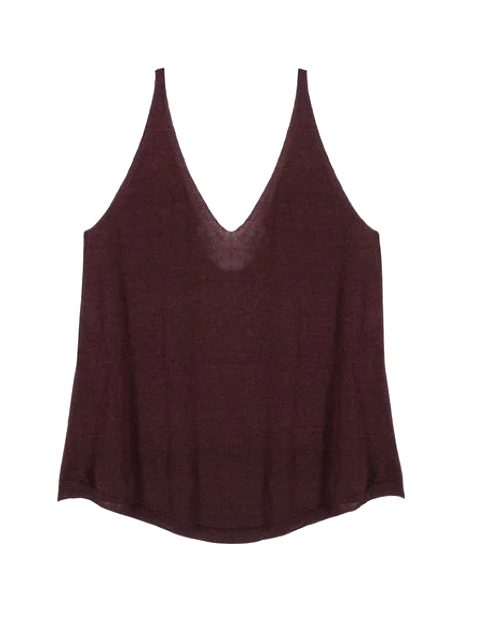 BA&SH Dalil Sleeveless Top in Brown Product Shot 