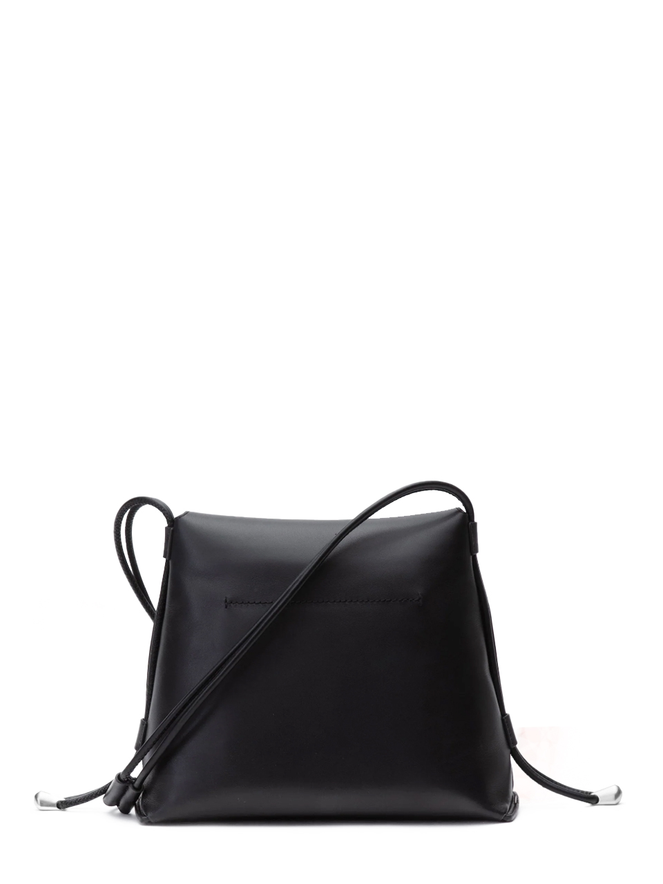 3.1 Phillip Lim ID Petite Soft Shoulder Bag with Studs in Black Back View