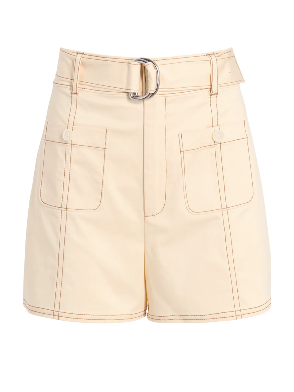 Cinq a Sept Hayes Short in Beige Product Shot 