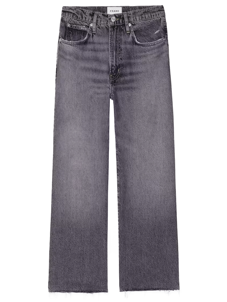 Frame Le Jane Ankle Raw Fray in Zurich Gray Product Shot 