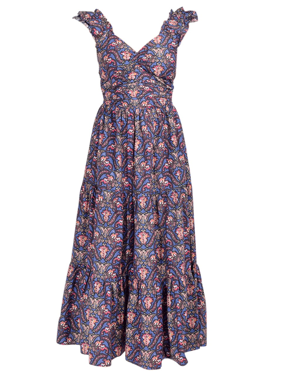 LOVE THE LABEL Lyndsey Long Dress in Amisha Print