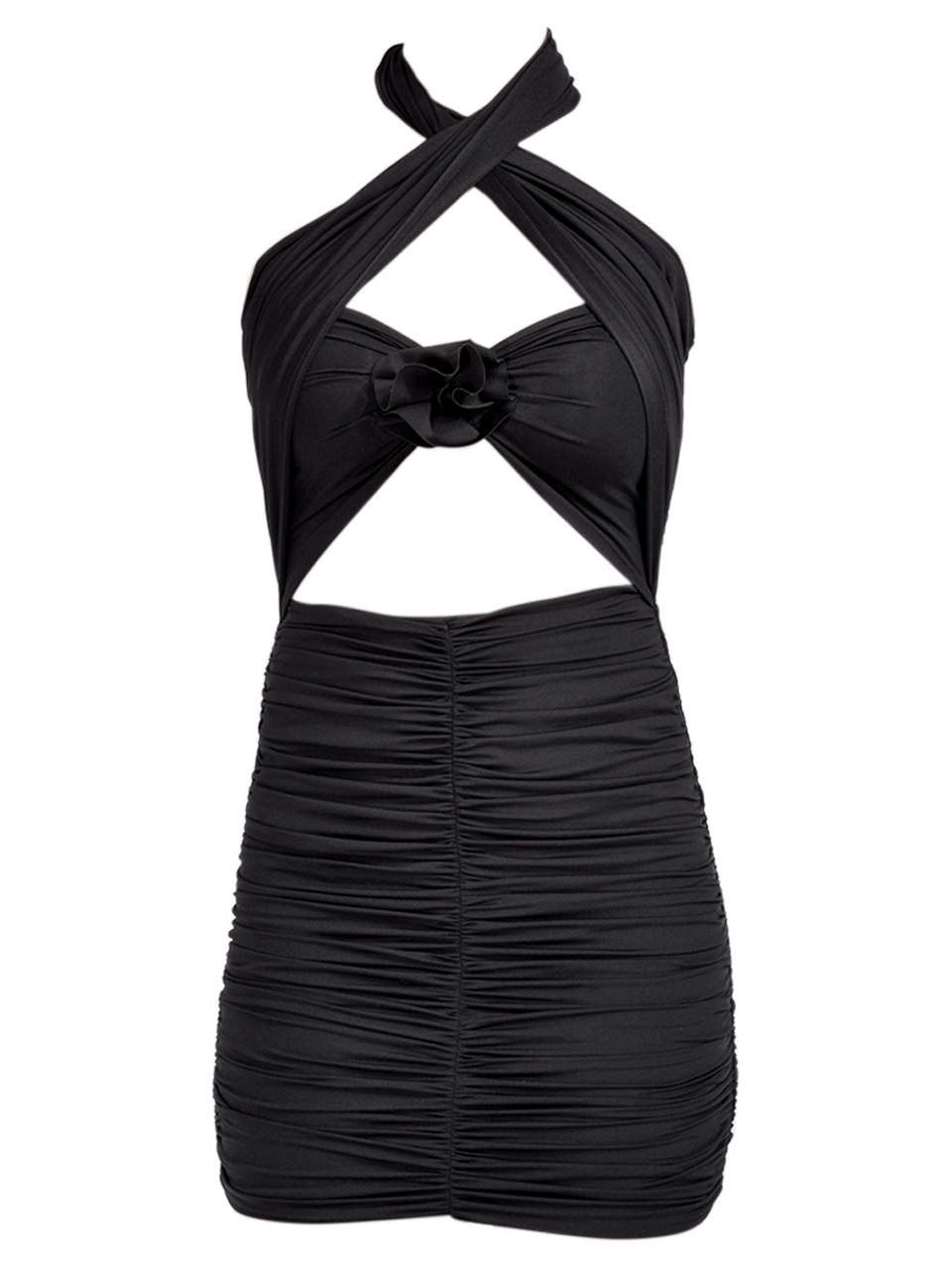 Maygel Coronel Quimera Mini Dress in Black Product Shot 