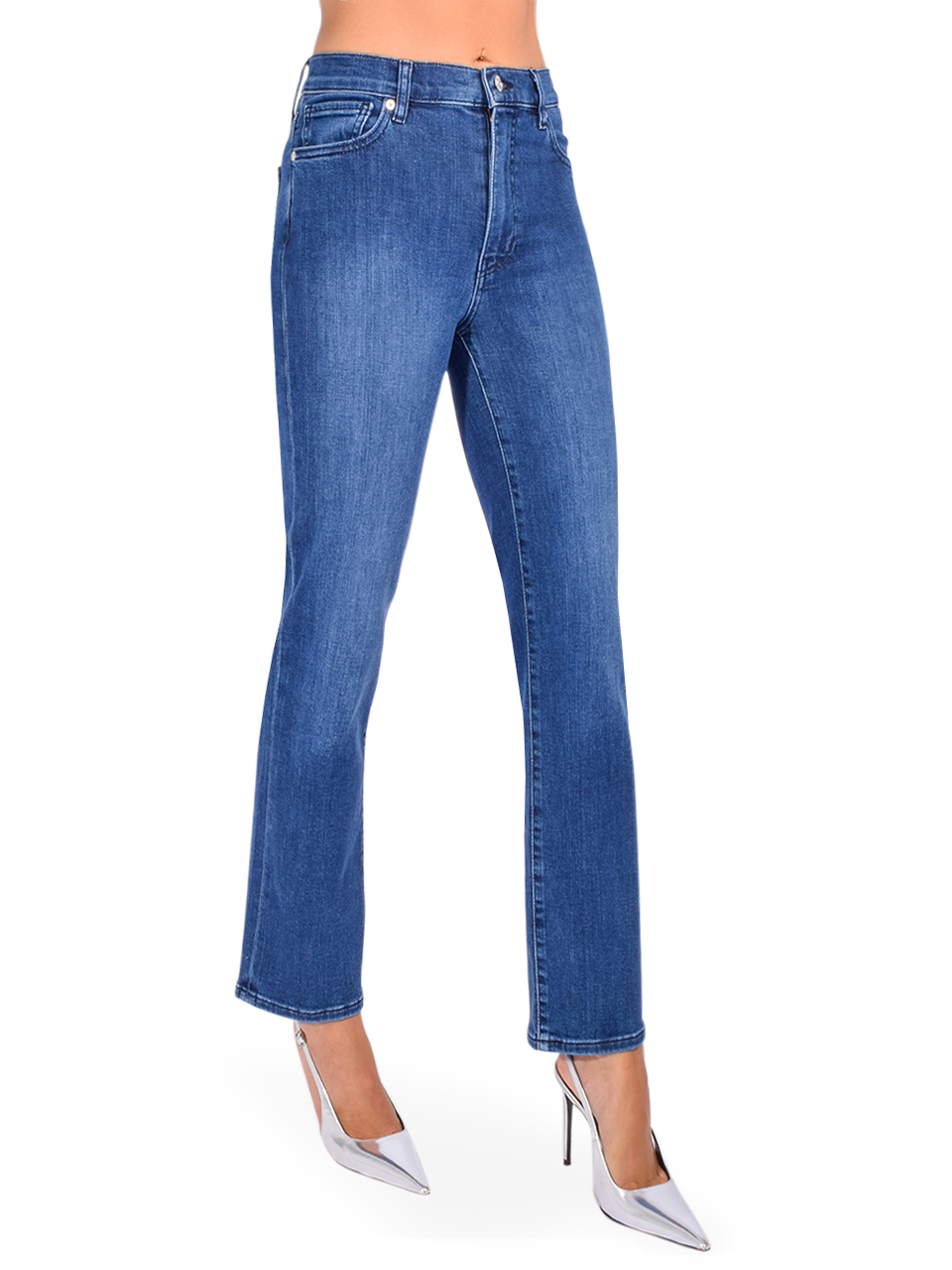 ボトムスその他 Frame Blue jeans in super stretch denim LE SLEEK STRAIGHT THUNDERSTORM – FRAME