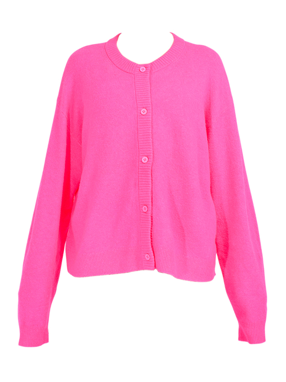 American Vintage Rose Pink Cardigan Product Shot 
