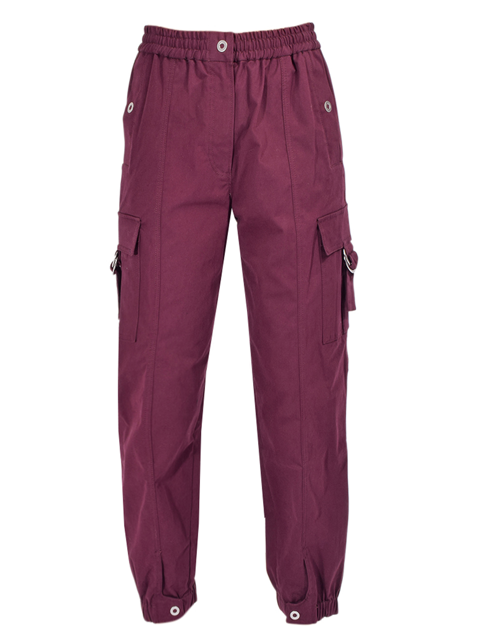 3.1 Phillip Lim Utility Cargo Jogger in Oxblood Product Shot 