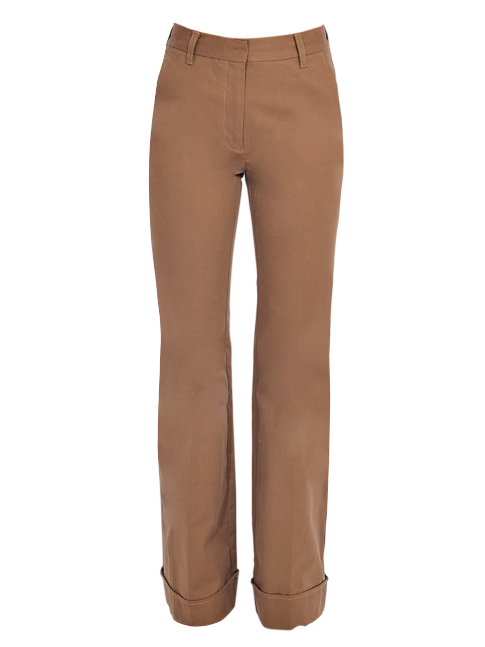 3.1. Phillip Lim Cuffed Kick Flare Pant in Oak Product Shot

