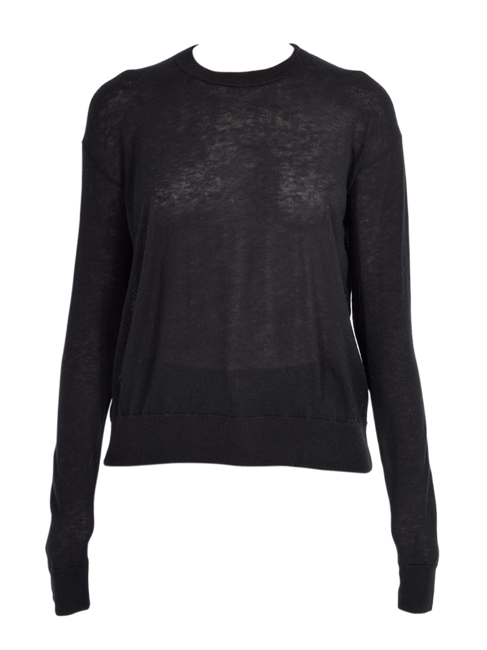 C.T. Plage Crewneck Sweater in Black Product Shot 