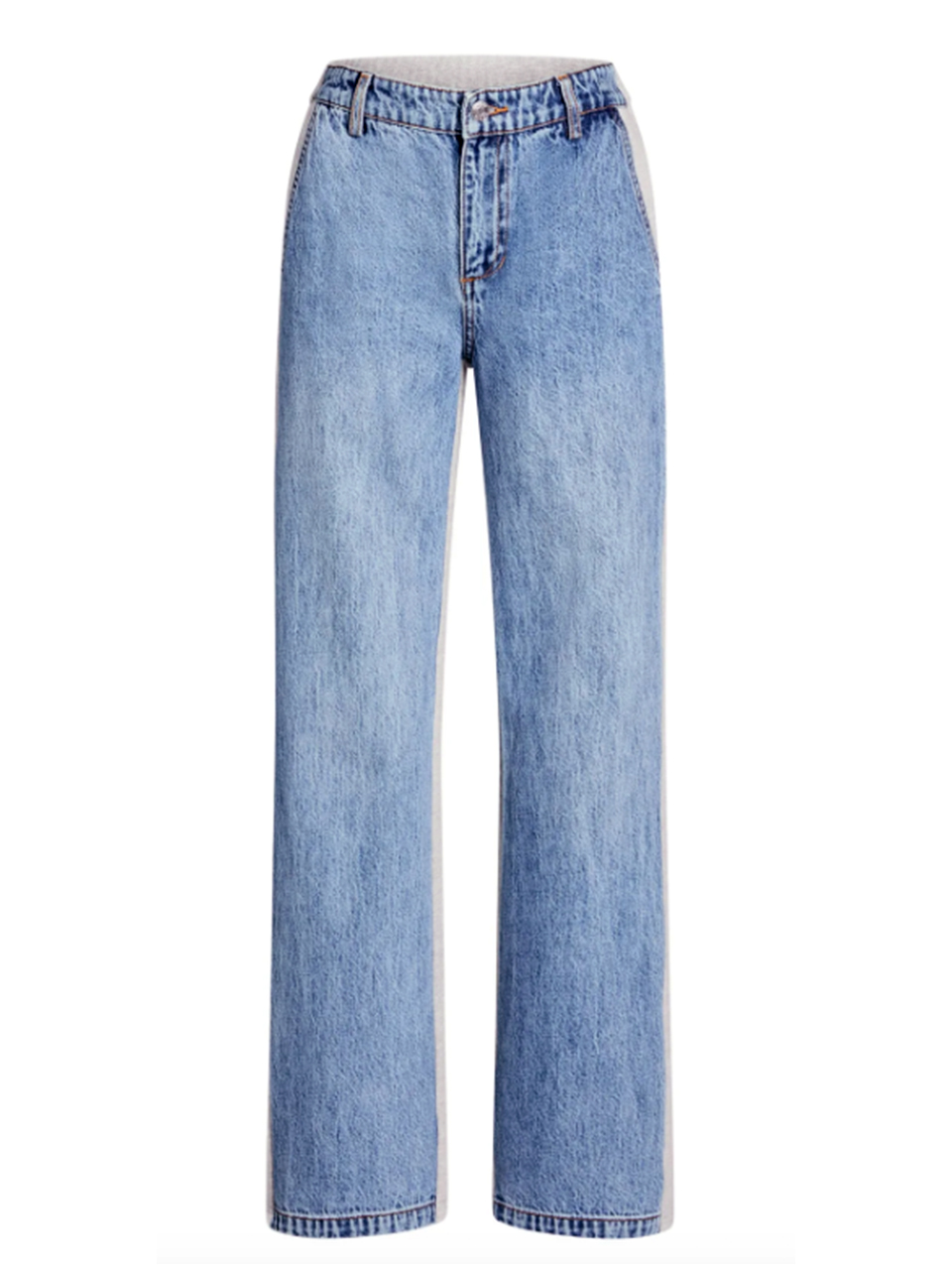SER.O.YA Payton Terry Denim Pant in River Blue