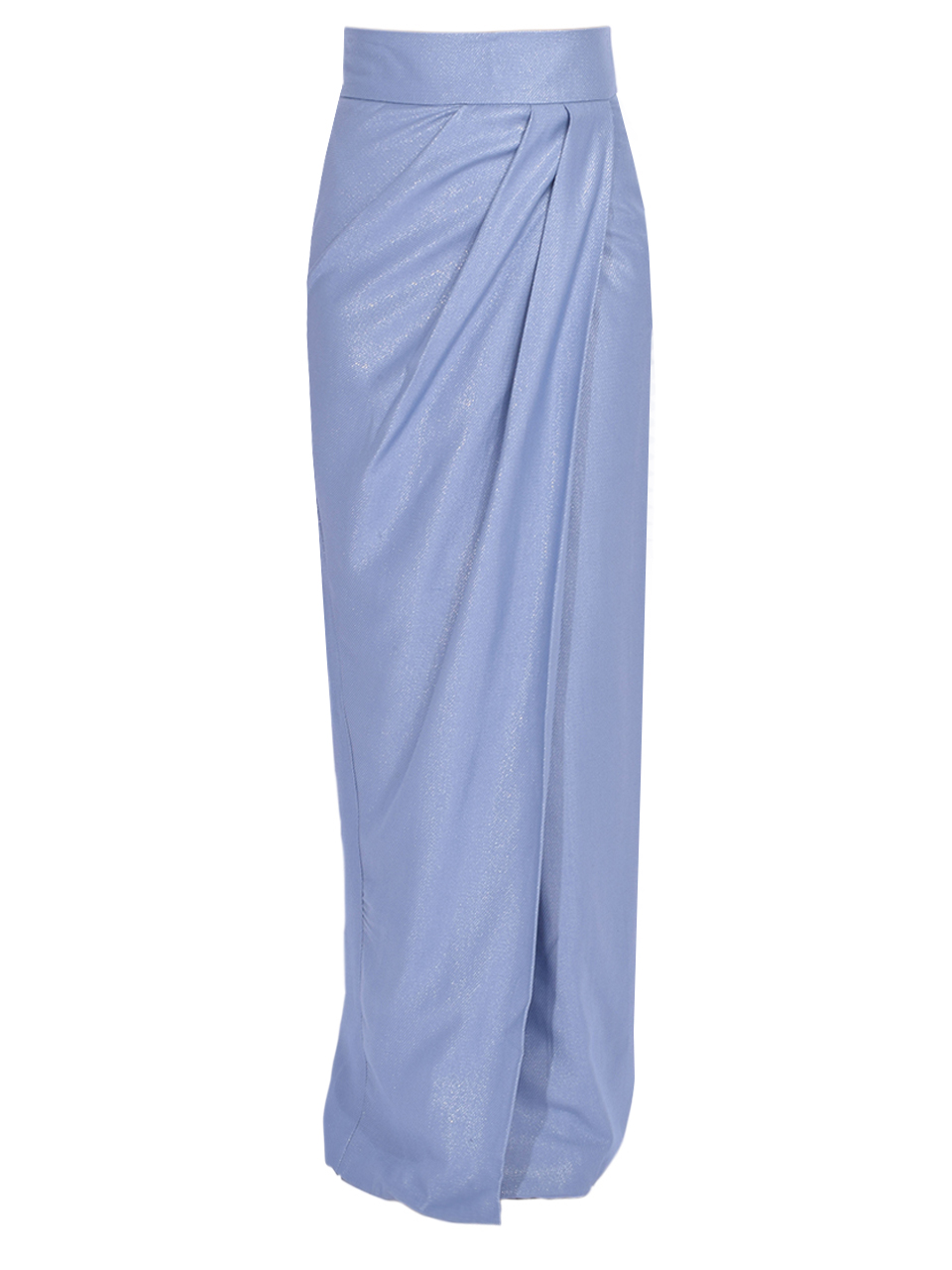 SABINA MUSAYEV Jetta Column Skirt in Sky Blue Product Shot 