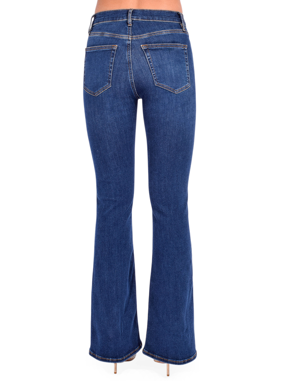 FRAME Le Easy Flare in Moonflower Back View 