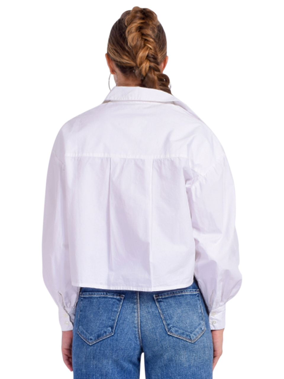 Bellerose Kinga Shirt in White Back View 