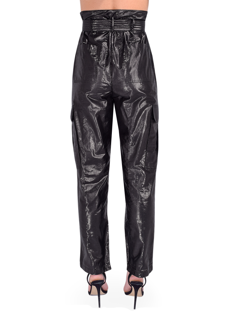 Mes Demoiselles Vanity Trousers In Black Back View 