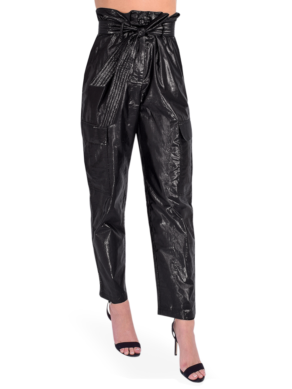 Mes Demoiselles Vanity Trousers In Black Side View 