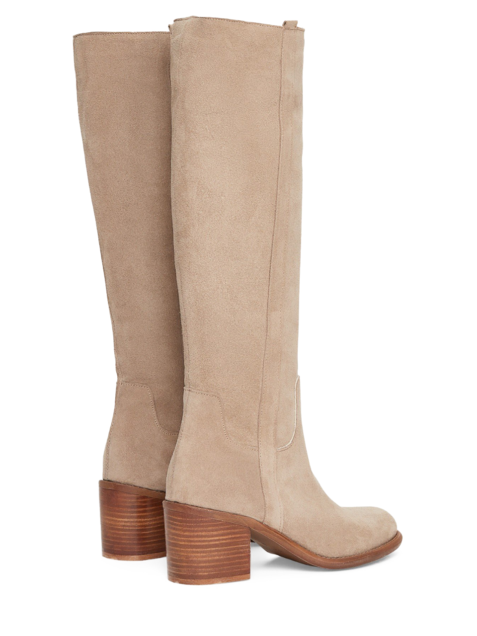 Ottod'Ame Camel Knee High Boot Back Side View 