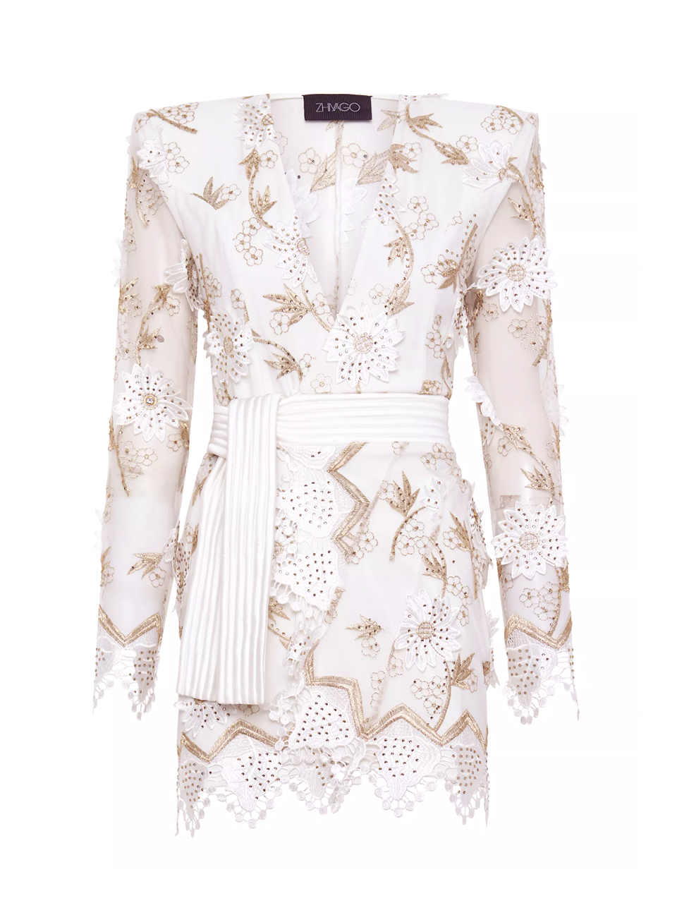 Zhivago By The Way Mini Dress in White
 