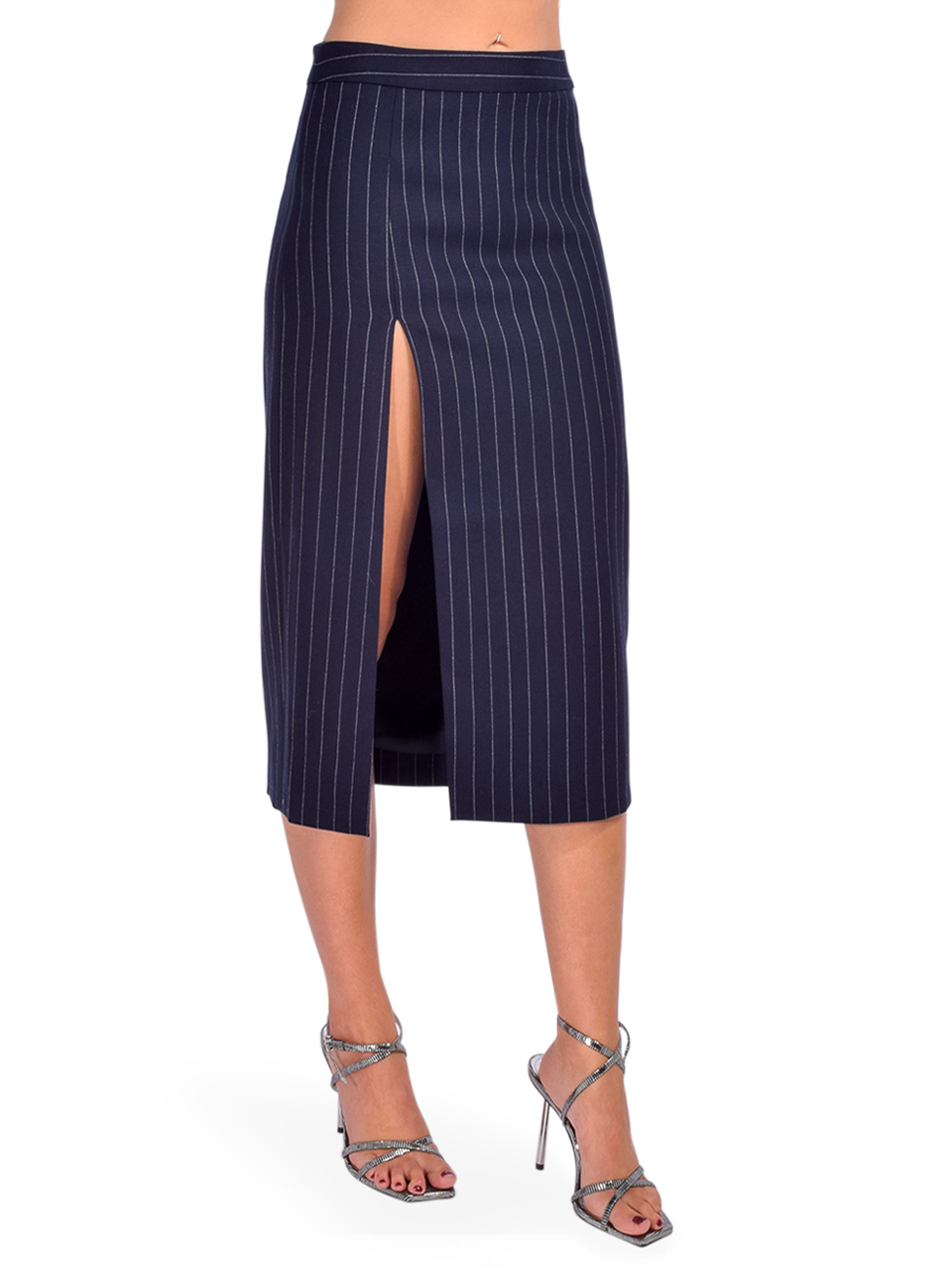 Retrofete Bridgette Skirt in Navy Side View