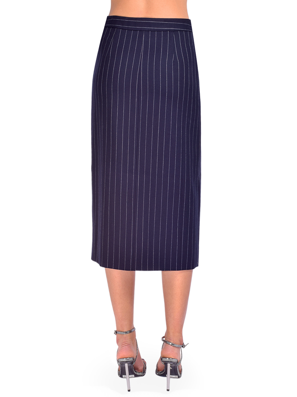 Retrofete Bridgette Skirt in Navy Back View 
 