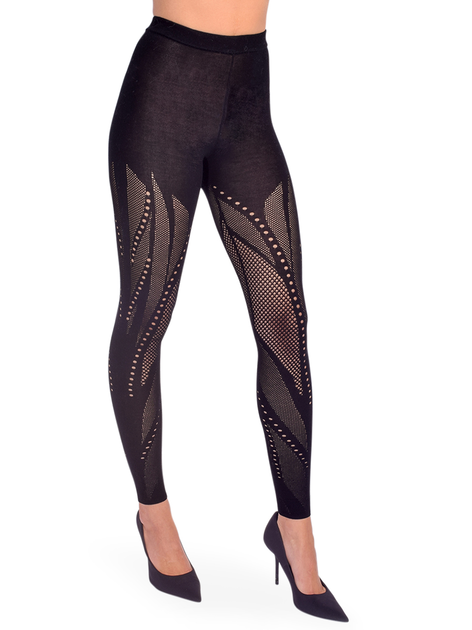 Mes Demoiselles Boden Legging in Black Side View 