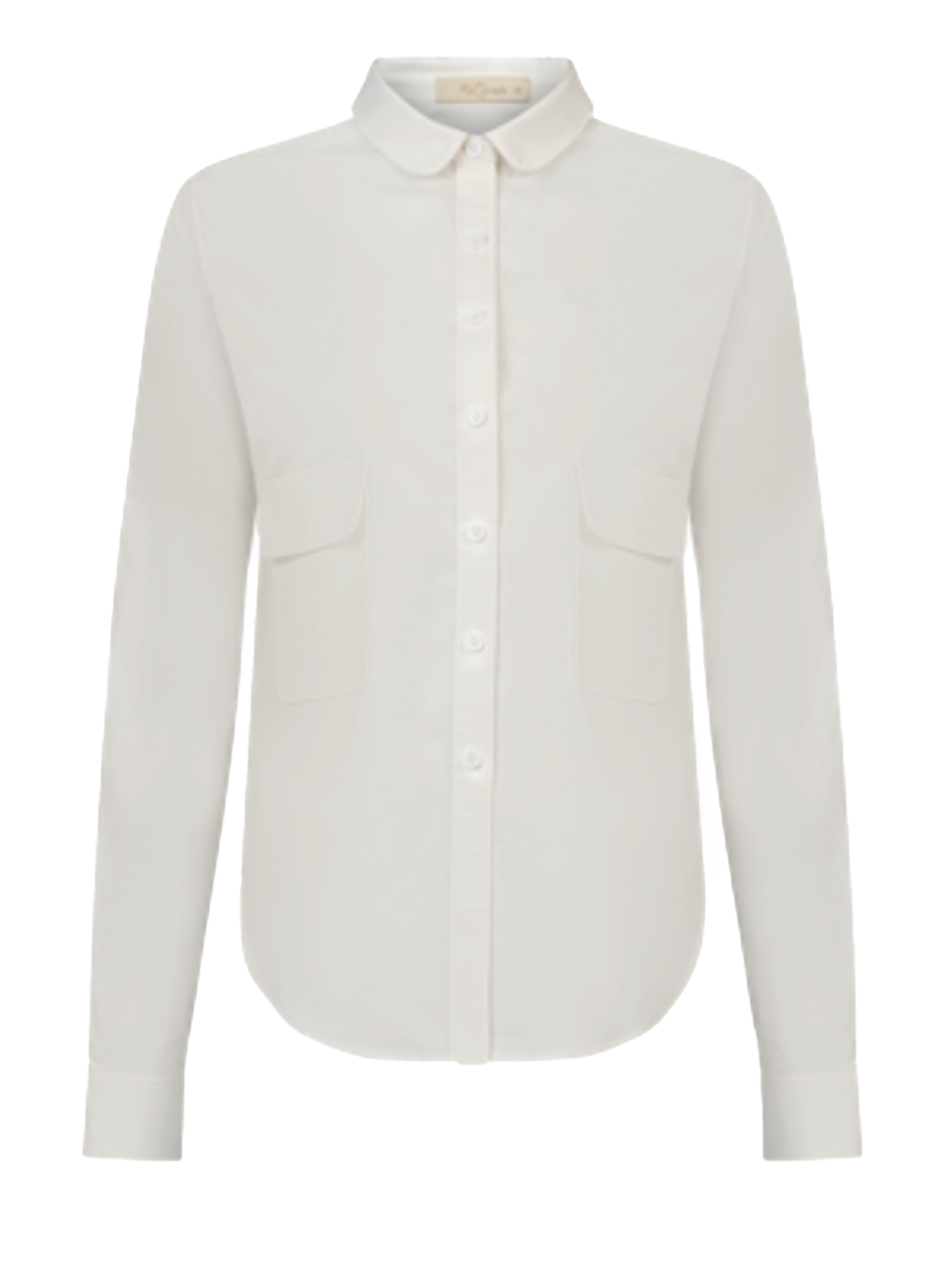 Mes Demoiselles Argentine Button Down Shirt in White Product Shot