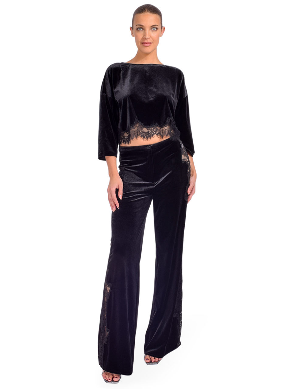 BA&SH Vivy Pants in Noir Full Outfit 