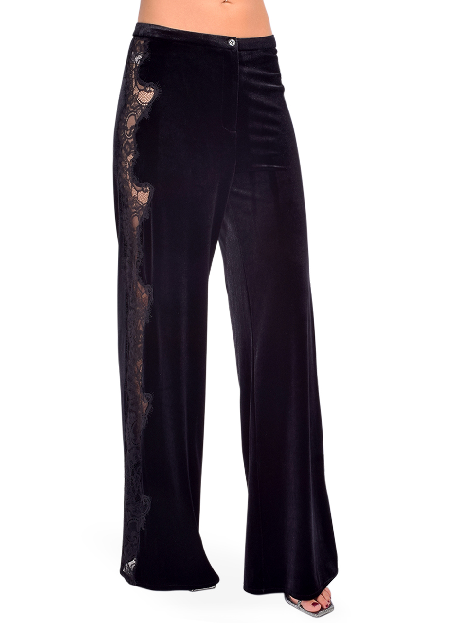 BA&SH Vivy Pants in Noir Side View 