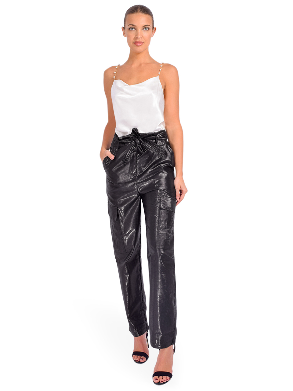 CAMI NYC Busy Cami in White Full Outfit 