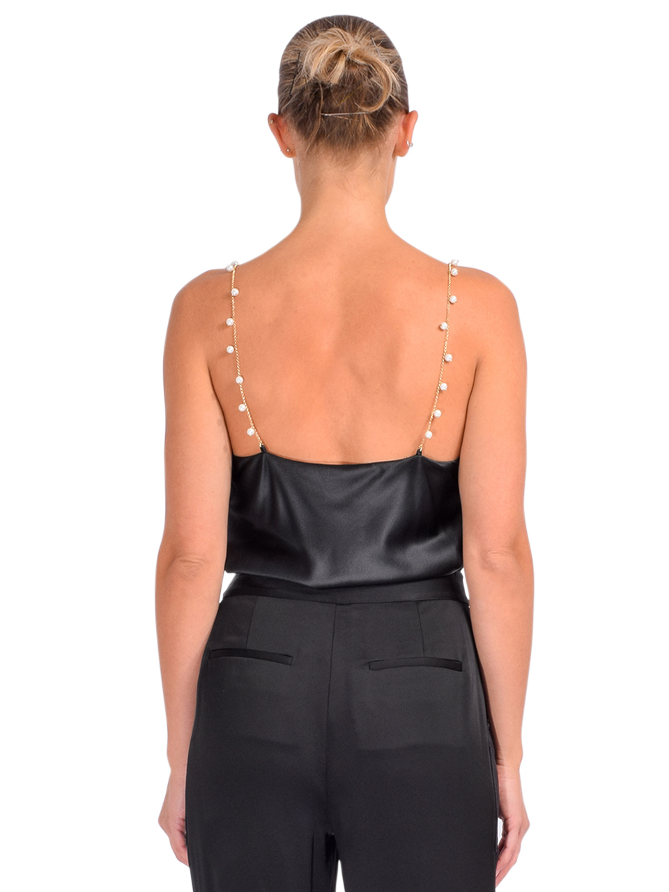 CAMI NYC Busy Cami in Black Back View 