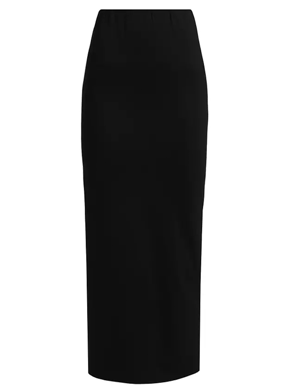 LAMARQUE Hellanda Knit Maxi Skirt in Black Product Shot 