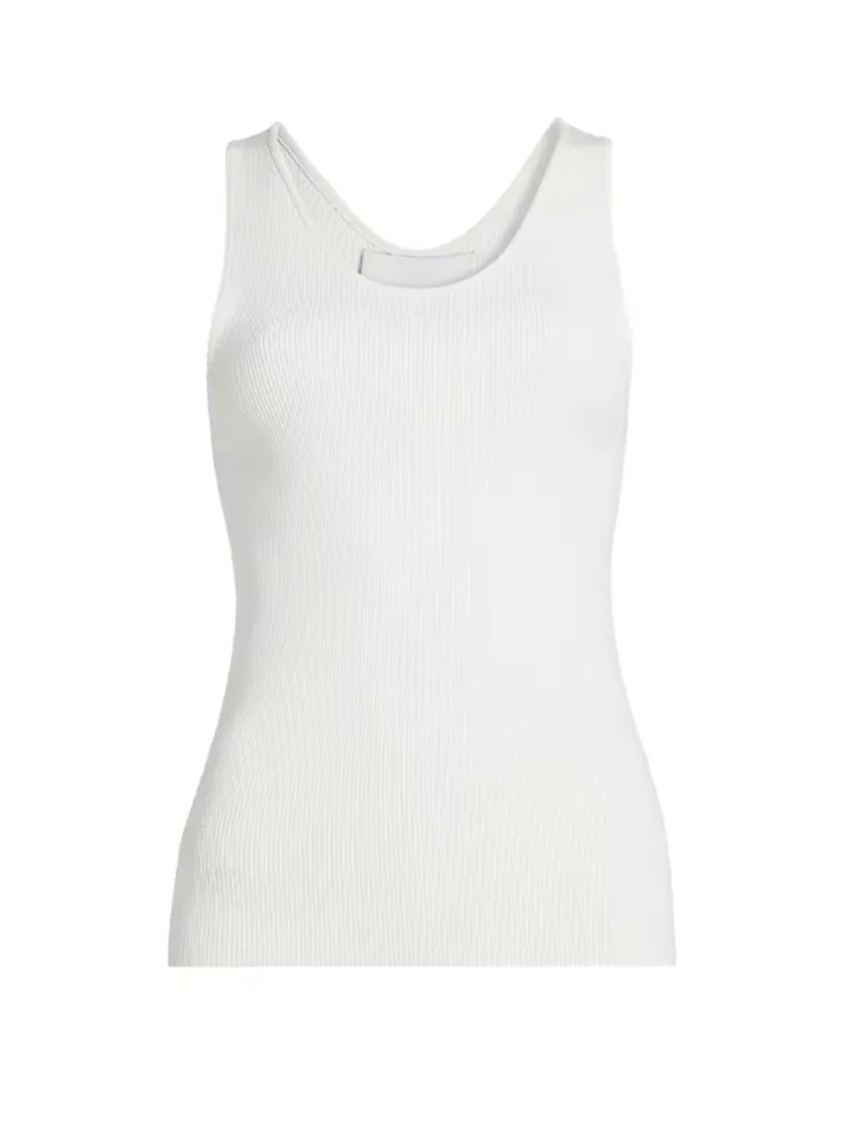 3.1 Phillip Lim Compact Rib Layering Tank in Ivory Product Shot 
