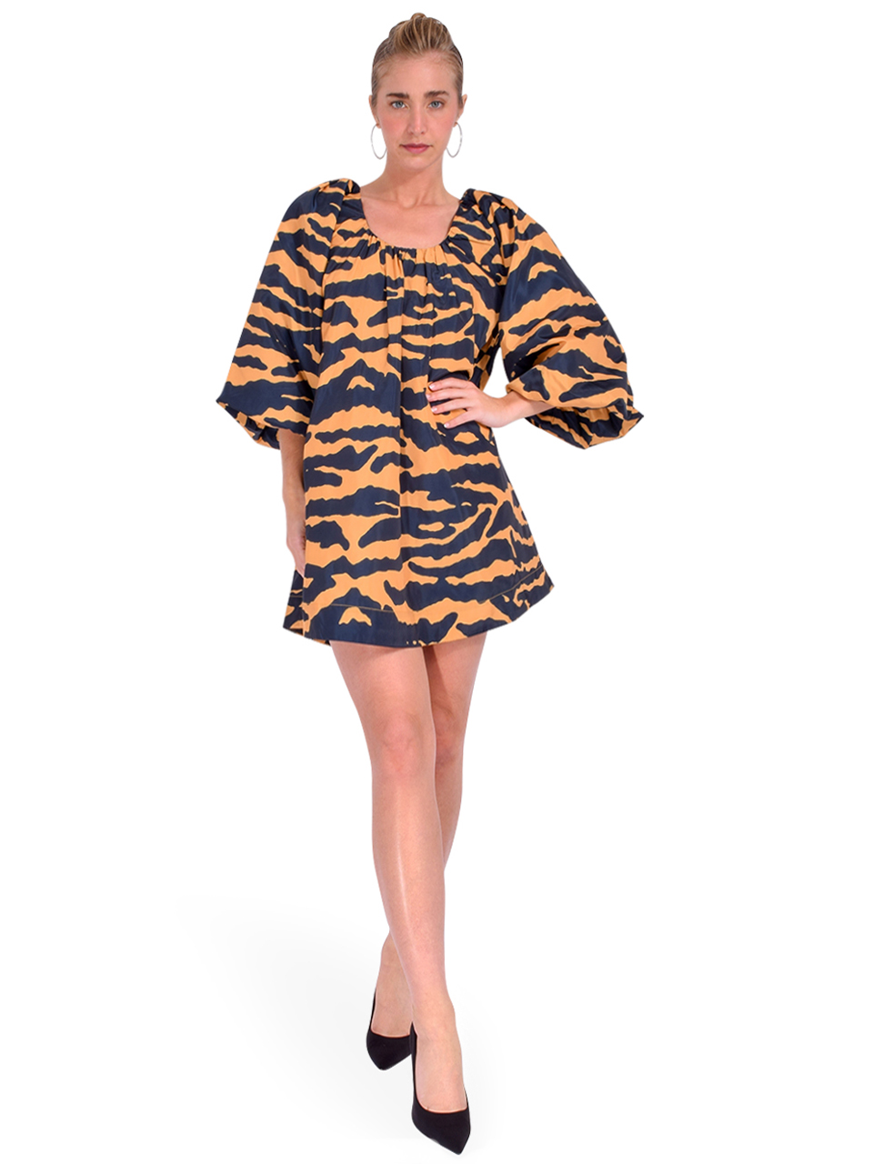 RHODE Alina Dress in Tigre Grande Front View 1