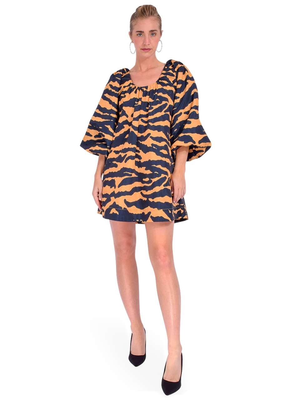 RHODE Alina Dress in Tigre Grande Front View 2